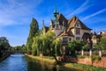 Ornate Highschool or Lycee International Des Pontonniers in Strasbourg, France