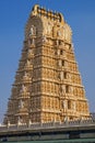 Ornate Hindu temple gateway near Mysore