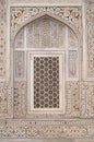 Ornate Inlaid Marble on Mogul Tomb Royalty Free Stock Photo