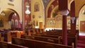 Ornate interior of a Greek Orthodox church Royalty Free Stock Photo