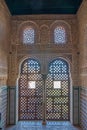 Ornate interior of islamic mosque Royalty Free Stock Photo
