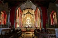 The ornate interior of Sanctuary of Nuestra Senora de las Nieves