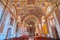 Ornate interior of Santa Maria Assunta Church, on March 28 in Locarno, Switzerland