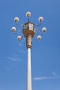 Ornate lantern against a blue sky at Tiananmen, Beijing