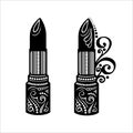 Ornate Lipstick Isolated