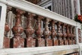 Ornate Marble Altar Rail, Annunziata del Vastato Church, Piazza Della Nunziata, Genoa, Italy