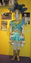 Lavish Mardi Gras Costume on Display at the Presbytere Louisiana State Museum in New Orleans