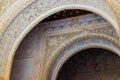 Ornate Moorish Arches in the Alhambra Palace