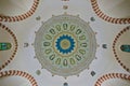 Ornate ceiling of the PAsha Qasim mosque, Pecs