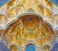 The muqarnas of the South portal of Jameh Mosque, Isfahan, Iran