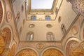 Inner courtyard of Palazzo Vecchio in Florence, Italy