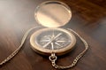 Ornate Pocket Compass