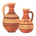 Ornate pottery ancient indigenous cultures Royalty Free Stock Photo
