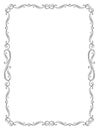 Ornate rectangular frame