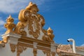 Ornate roof of a house, Lagos, Portugal Royalty Free Stock Photo