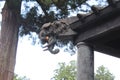 Ornate Roof at Japanese Temple Shrine featuring elephant