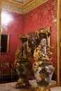 Ornate Room Decorations, Palazzo Stefano Balbi - Palazzo Reale, Via Balbi, Genoa, Italy