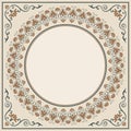 Ornate round framework