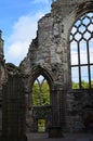 Ornate Ruins of Holyrood Abbey Royalty Free Stock Photo