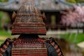 Ornate samurai armor with intricate designs Royalty Free Stock Photo