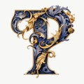 Intricate Realism With Fantasy Elements: The Letter P In Rococo Portraitures