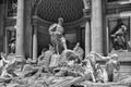 Ornate sculptures in Las Vegas, Caesars, infrared