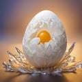 The royal egg with an ornate shell gen ai