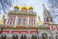 Ornate Shipka Memorial orthodox Church in the Balkans, Bulgaria Royalty Free Stock Photo