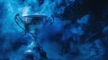 The Shiny Trophy Cup.AI generated image Royalty Free Stock Photo