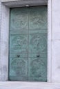 An Ornate Solid Brass Door