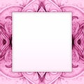 Ornate square frame. Floral photo frame. Vector Royalty Free Stock Photo