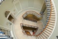 Spiral staircase inside Courtauld Gallery, Somerset House, London