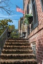 Ornate Stairway, Savannah, Georgia, USA