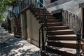 Ornate Stairway, Savannah, Georgia, USA