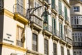 Ornate Street Lamp against apartments Royalty Free Stock Photo