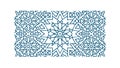 Ornate Teal Blue Geometric Pattern Seamless Background vector design Generative AI Royalty Free Stock Photo