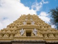 An ornate temple in the grounds of the royal palace Mysore, Karnataka