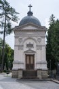 Ornate tomb of Baczewski family on Lychakiv Cemetery in Lviv