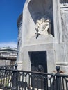 Ornate Tomb in New Orleans City of the Dead Cemetery