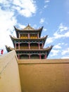 Ornate tower in the JIayuguan fortress, China