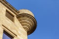 Ornate Trim on Building Roofline Royalty Free Stock Photo