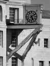 Ornate victorian clock on leeds civic hall Royalty Free Stock Photo