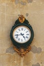 Ornate wall clock, Venice