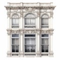 Elegant Building With Ornate Architectural Elements And Georgian Window