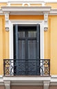 Ornate window of an old building