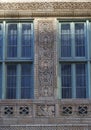 Ornate windows on The Blackstone Courtyard by Marriott Hotel in Fort Worth Royalty Free Stock Photo