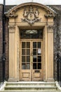 Ornate Wooden Door, London, UK Royalty Free Stock Photo