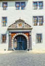 Ornated facade of the Anna Amalia Library in Weimar