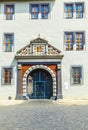 Ornated facade at the Duchess Anna Amalia Library in Weimar Royalty Free Stock Photo