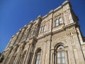 An ornated facade of a palace in Istanbul.